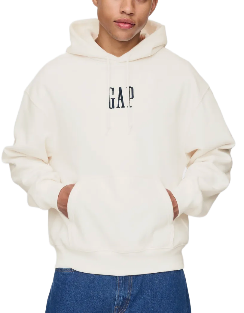 Суитчър GAP GAP Logo Pullover Бяло | 648023-05