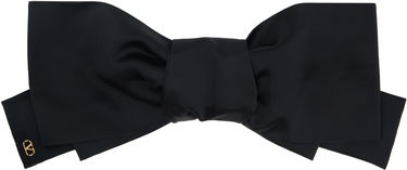 Значка Valentino Valentino Garavani VLogo Signature Satin Bow Hair Clip Черно | 6W0HT00CEUF, 0