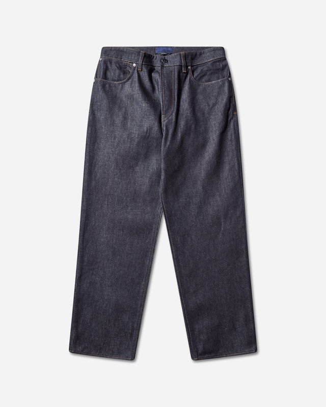 Indigo Denim Raw Loose Jeans