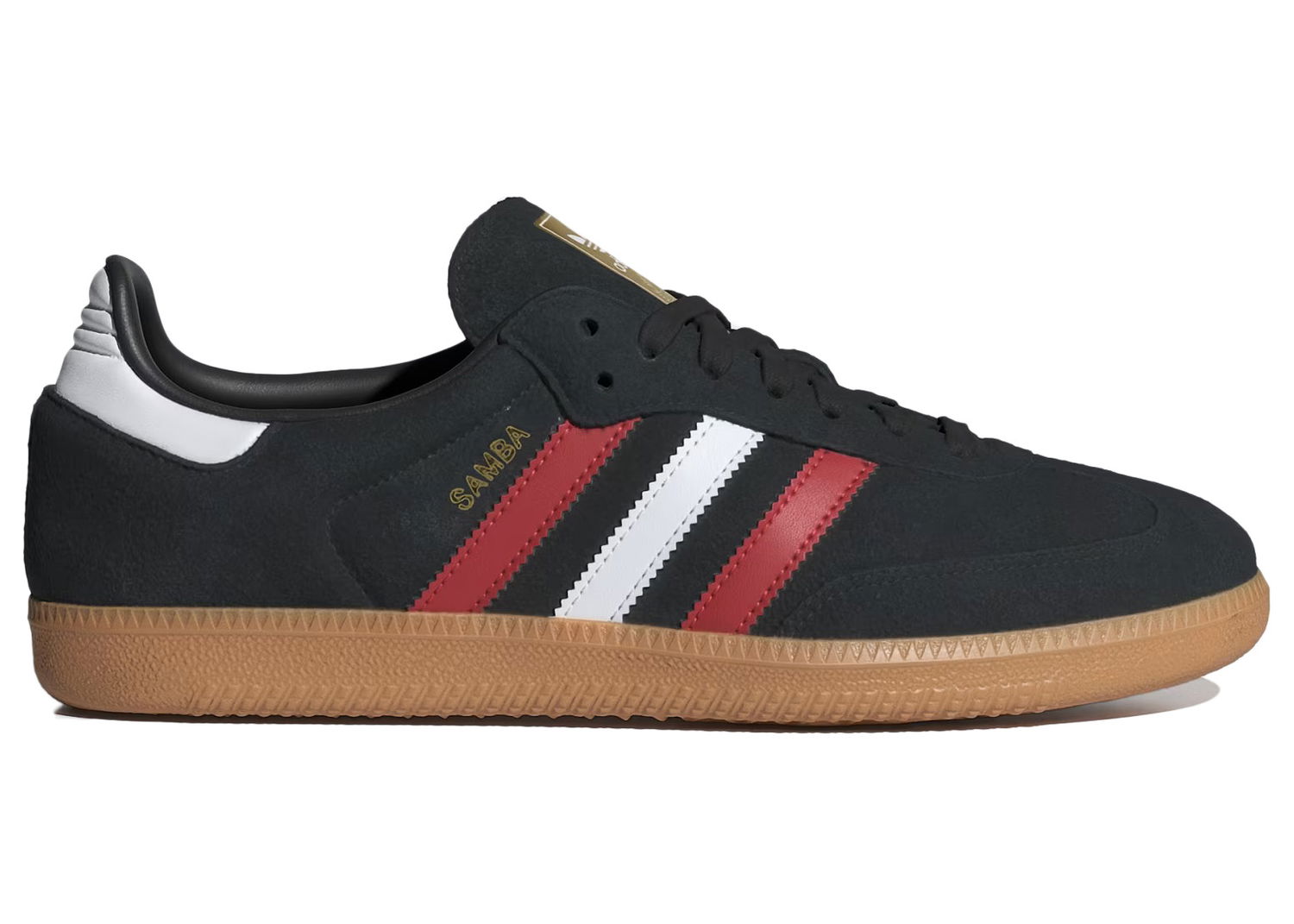 Кецове и обувки adidas Originals adidas Samba OG Core Black Better Scarlet Черно | IG1824, 0