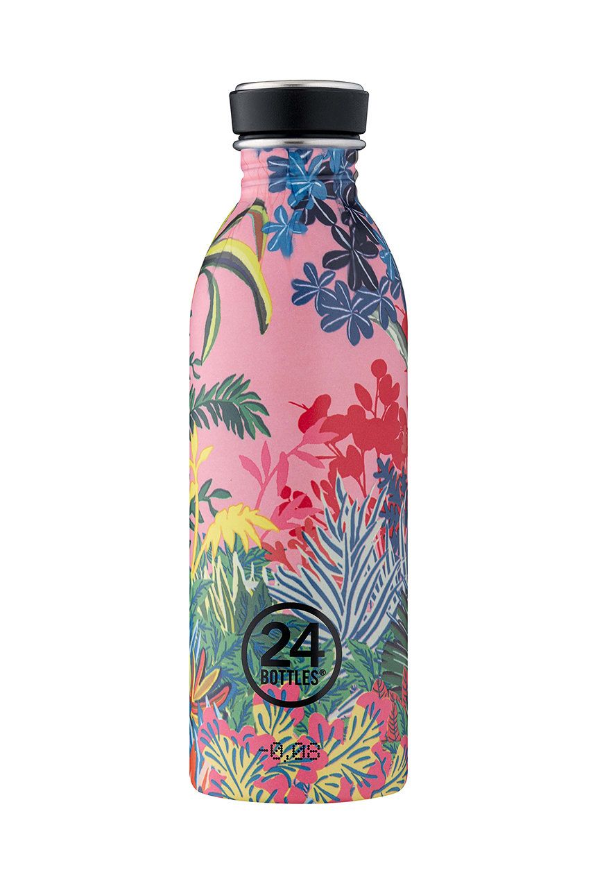 Бутилки за пиене 24Bottles Floral Water Bottle 0.5 l Многоцветен | Urban.050.PinkParadise, 0