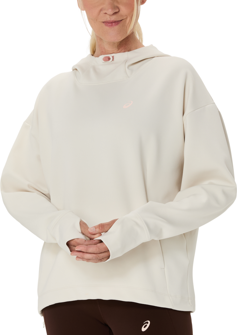 Суитчър Asics Asics Nagino Run Adjustable Hoodie Бяло | 2012d142-200
