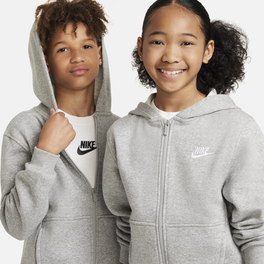 Суитчър Nike Nike Sportswear Club Fleece Full-Zip Hoodie Сиво | FD3004-063, 2