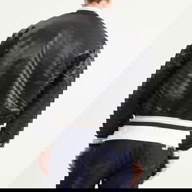 Яке бомбър Patta Patta Script Logo Satin Varsity Jacket, Size Small Черно | POC-AW25-5000-348-0016-001, 3