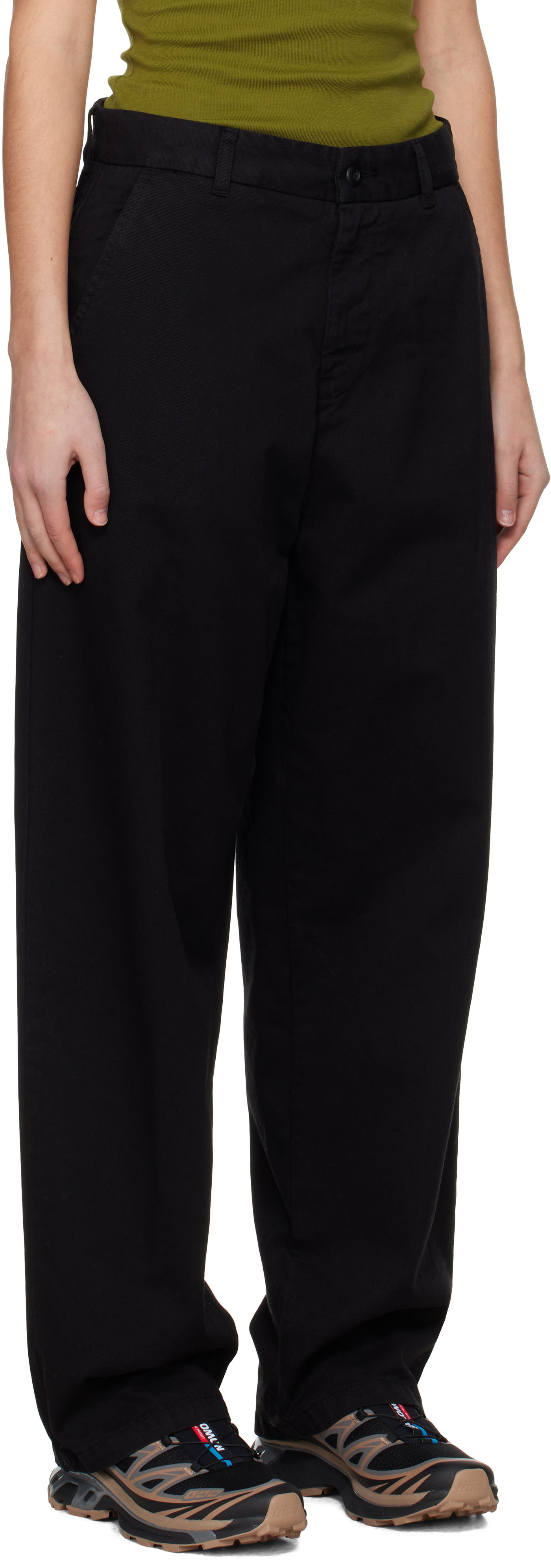 Панталони Carhartt WIP Work In Progress Brady Trousers Черно | I033770 89GT, 1