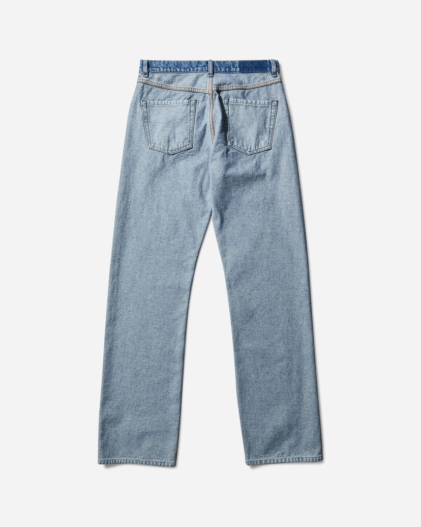 Дънки Maison Margiela Straight-Leg Jeans Синьо | SH0LA0026 967