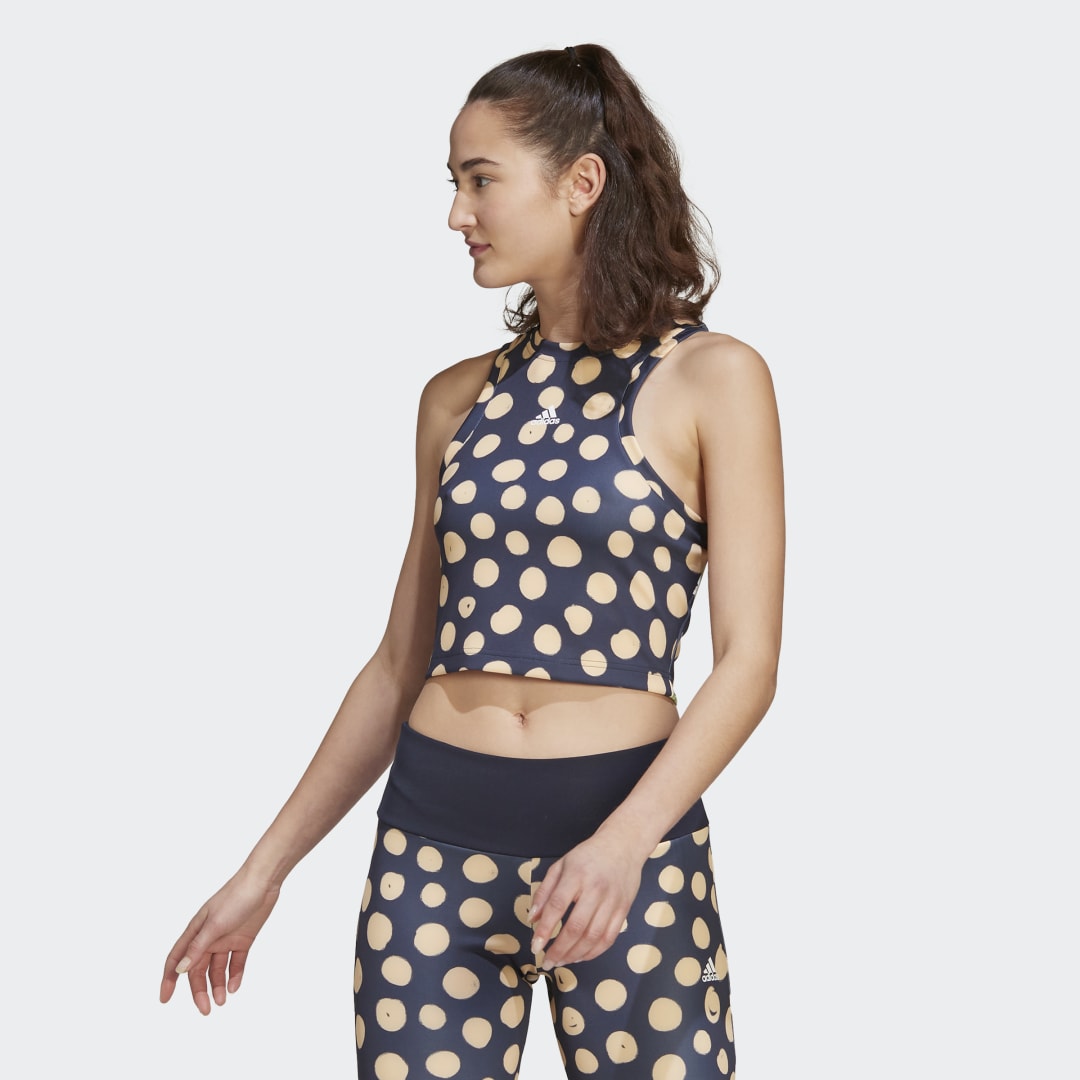Тениска adidas Originals Farm Print AEROREADY Sport Черно | HA1225, 1