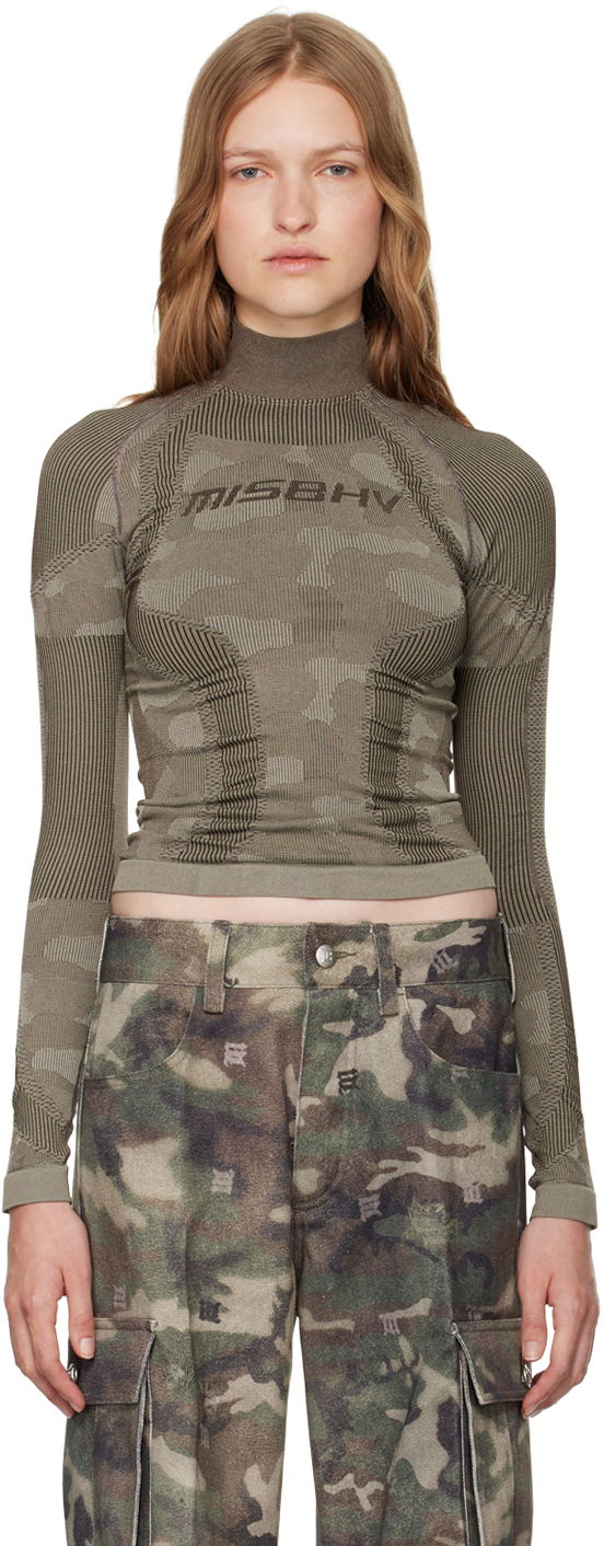 Тениски и потници MISBHV Sport Long Sleeve Top Зелено | 241W513