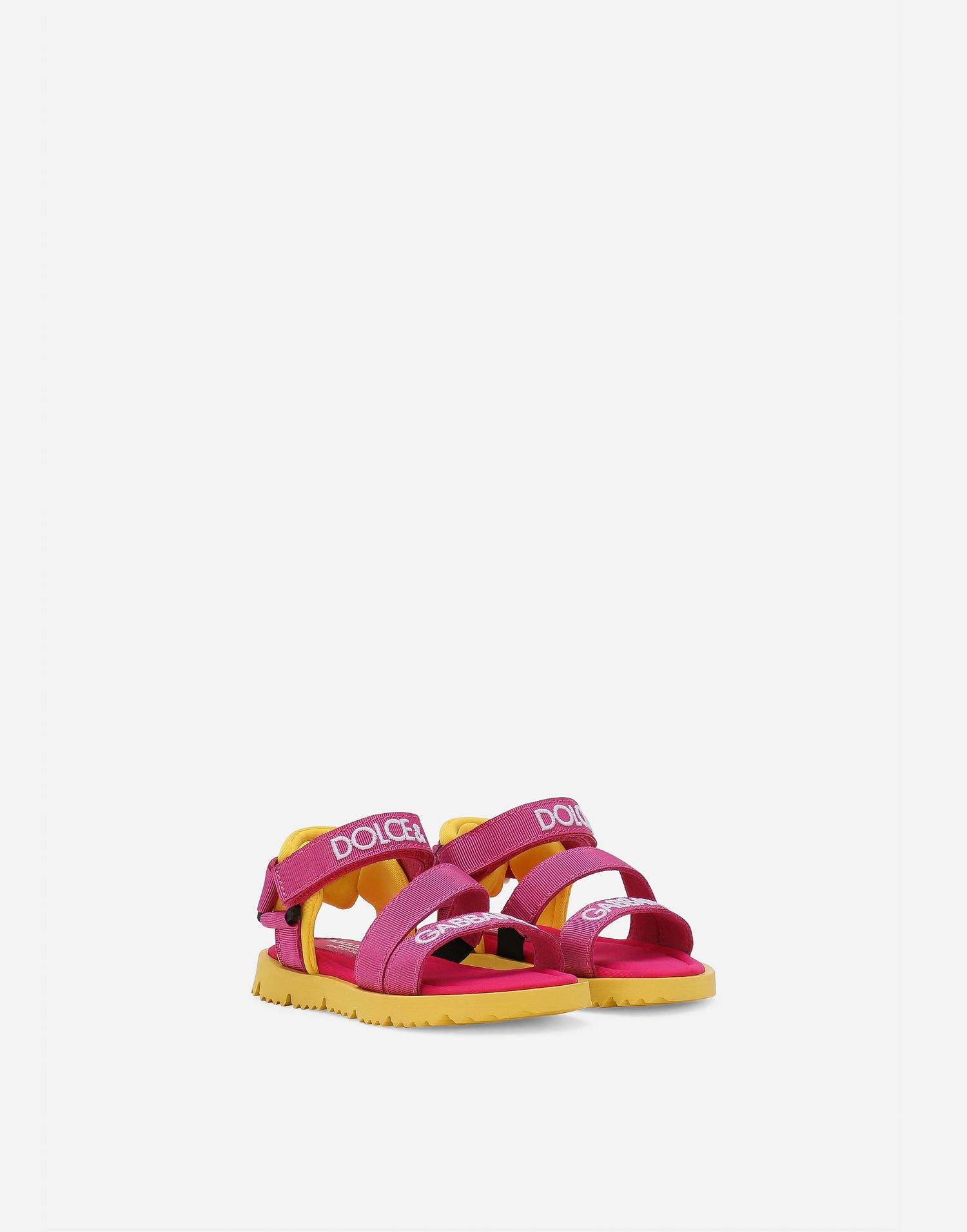 Кецове и обувки Dolce & Gabbana Dolce & Gabbana Gros-grain Sandals For First Steps (19-26) Многоцветен | DL0076AB0288K200, 1