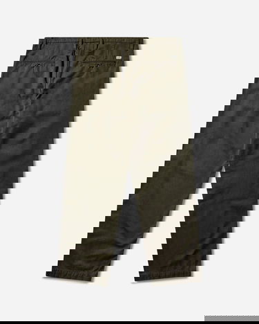 Панталони C.P. Company Cotton Gabardine Double Pleated Loose Chino Pants Зелено | 20CMPA136A-110458G 683, 2