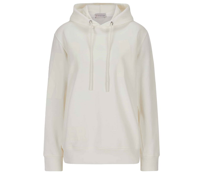 Суитчър Moncler Logo Hoodie Бяло | 8G00038 809LC