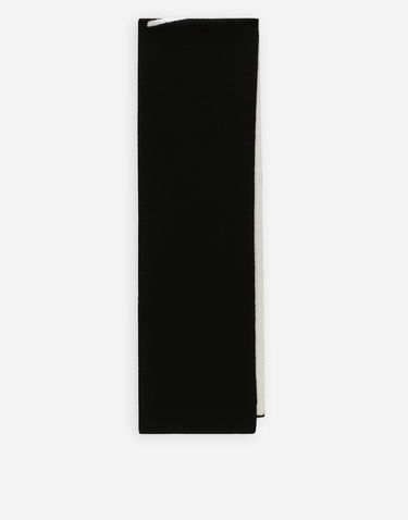 Шал Dolce & Gabbana Dolce & Gabbana Wool Knit Scarf with Jacquard Logo Черно | LBKAD5JCVM6N0000, 1