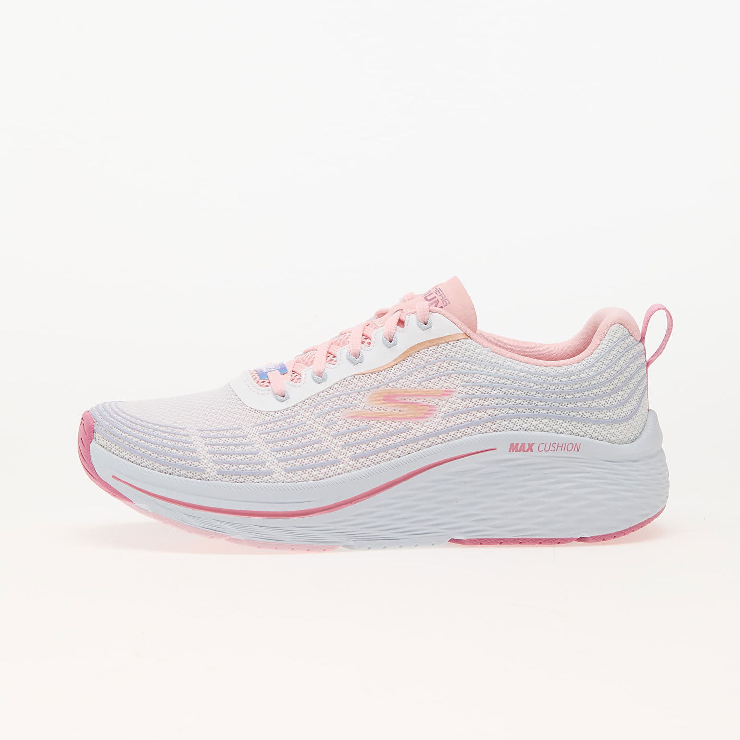 Кецове и обувки Skechers Max Cushioning Elite White/ Black/ Pink Бяло | 129625 WBLP, 0