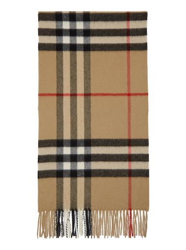 Шал Burberry Cashmere Classic Check Scarf Бежово | 8018173