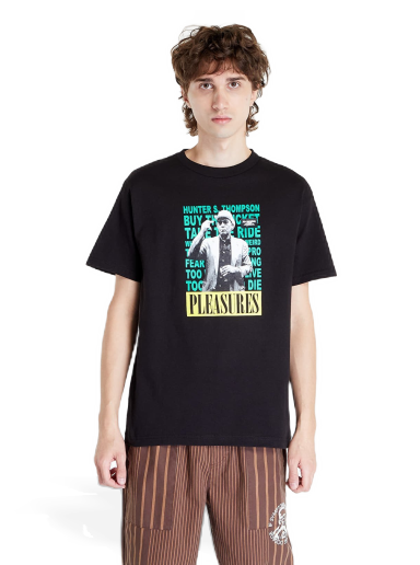 Тениска Pleasures No Smoking T-Shirt Черно | P22W052 BLACK