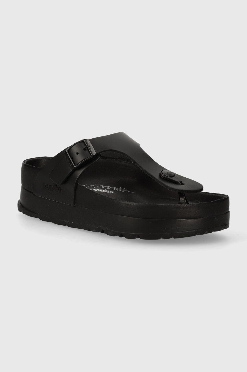 Кецове и обувки Birkenstock Birkenstock Gizeh Flex Platform Thong Sandals Черно | 1026874, 0