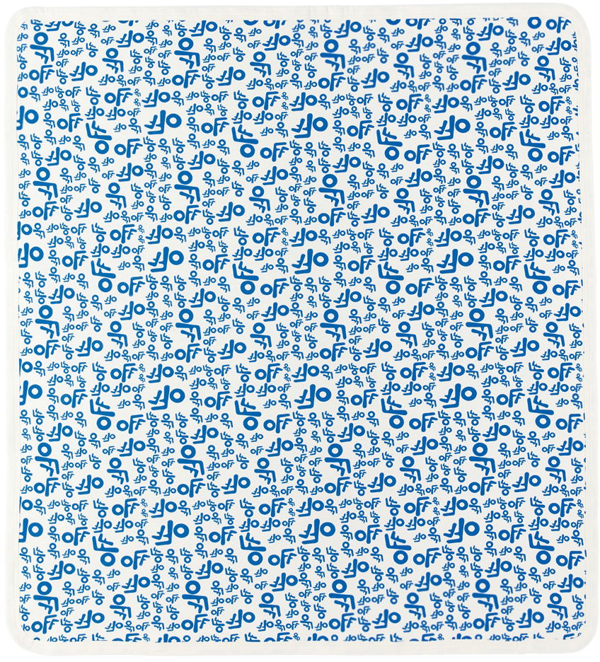 Аксесоари Off-White Kids 'AOP' Blanket Синьо | OBXT001F22JER0010345, 0