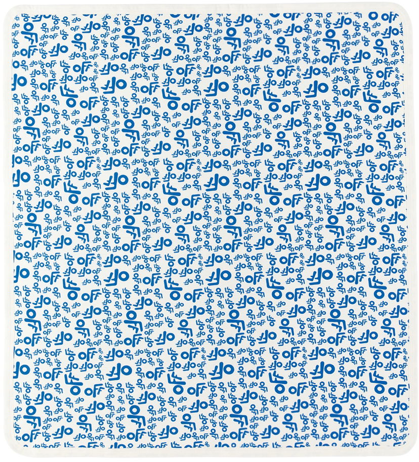 Аксесоари Off-White Kids 'AOP' Blanket Синьо | OBXT001F22JER0010345