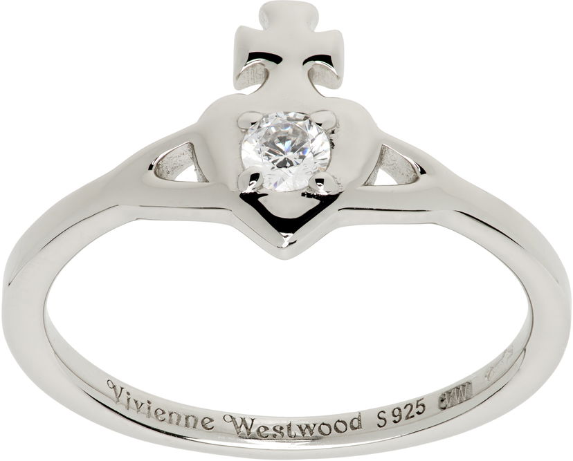 Пръстен Vivienne Westwood Noella Sterling Silver Crystal Ring Металик | 6402001C-01P102-