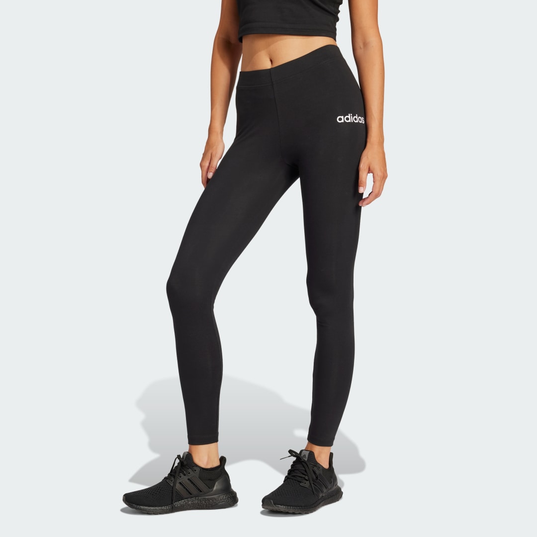 Клинове adidas Performance Cotton Leggings Черно | JG8621, 0