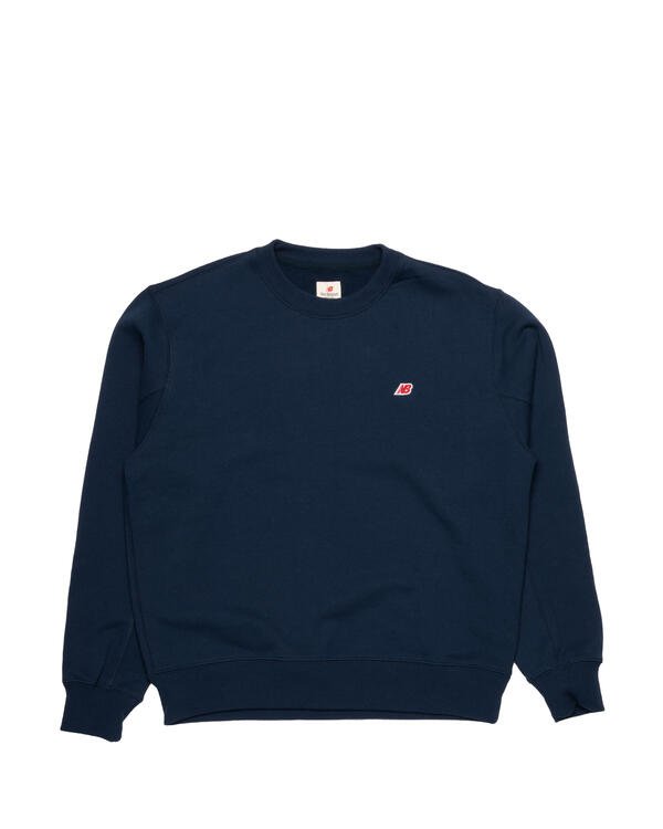 Суитчър New Balance Made in USA Crew Sweatshirt Тъмно синьо | MT21541_NGO, 0