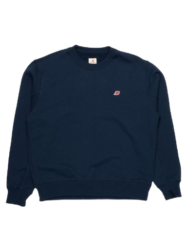 Суитчър New Balance Made in USA Crew Sweatshirt Тъмно синьо | MT21541_NGO