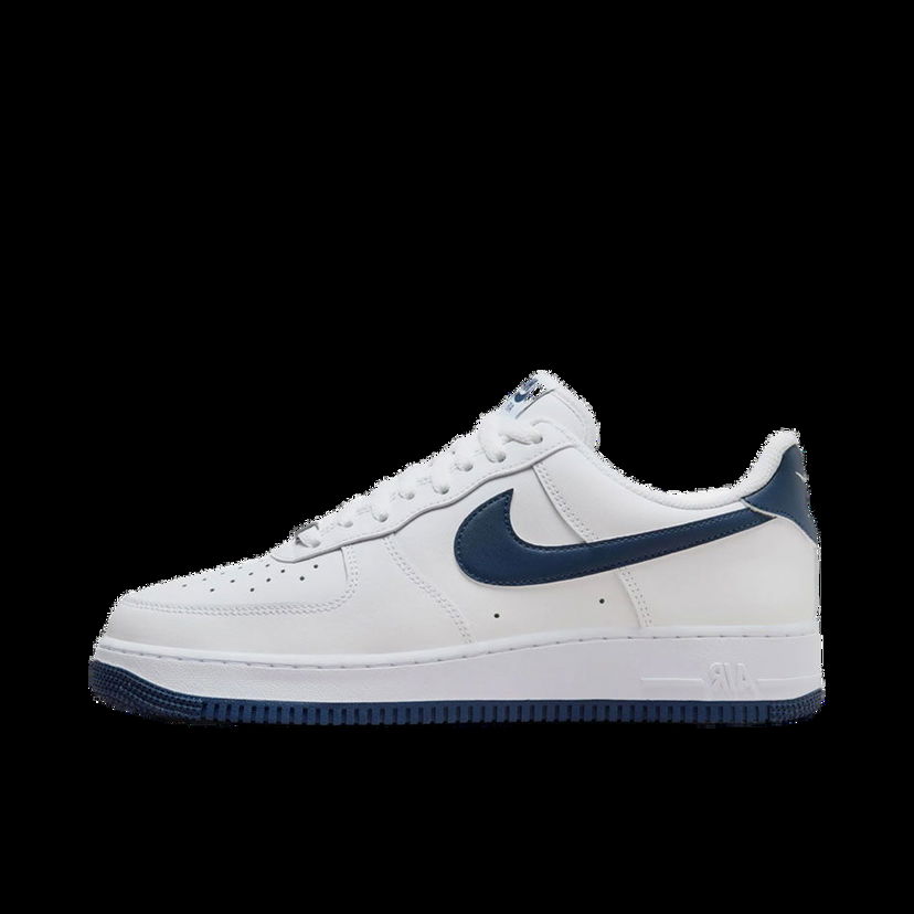 Кецове и обувки Nike Air Force 1 '07 White Midnight Navy (2024) Бяло | FJ4146-104