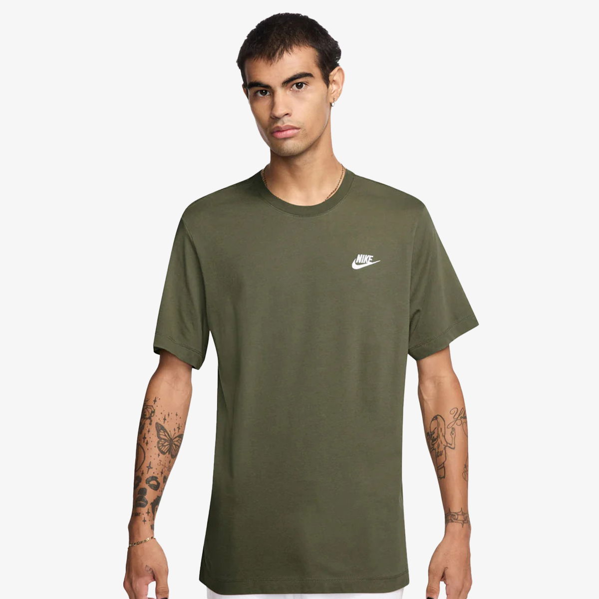 Тениска Nike NSW Club T-Shirt Зелено | AR4997-223, 0