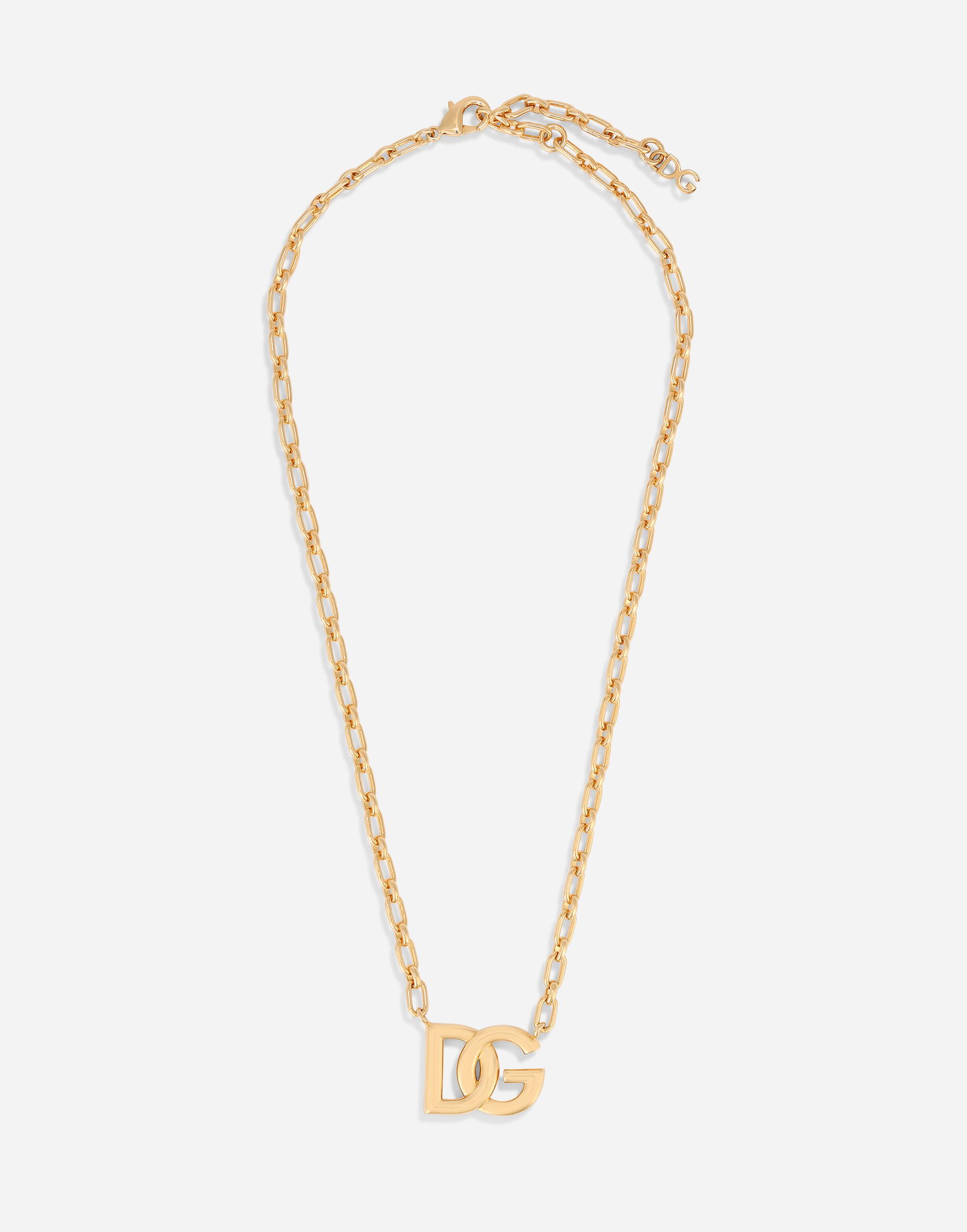 Колие Dolce & Gabbana Dolce & Gabbana Chain Necklace with DG Logo Onesize Металик | WNN5L3W1111ZOO00, 0