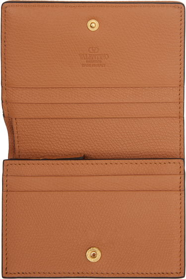 Портфейл Valentino Valentino Garavani VLogo Signature Cherryfic Jacquard Wallet Бежово | 6W0P0AJ3CJR, 2