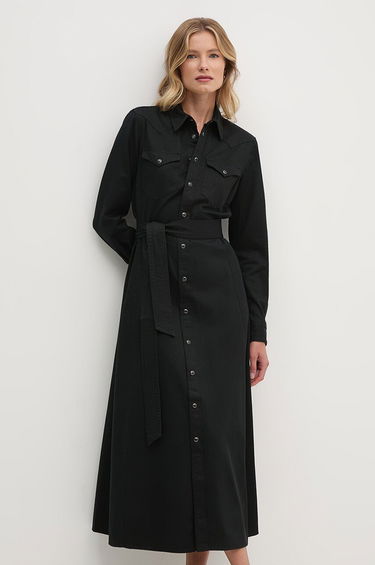 Pокля Polo by Ralph Lauren Maxi Dress Черно | 211941456, 0