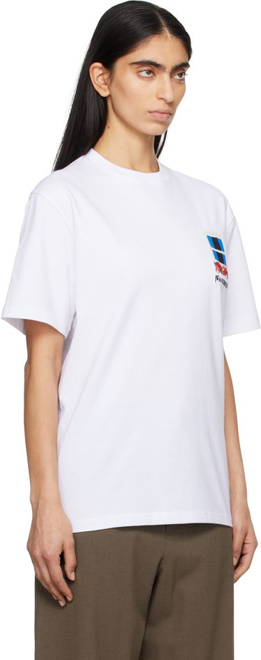 Тениска JW Anderson JW Anderson Window Embroidered T-Shirt Бяло | JT0283-PG1510, 1
