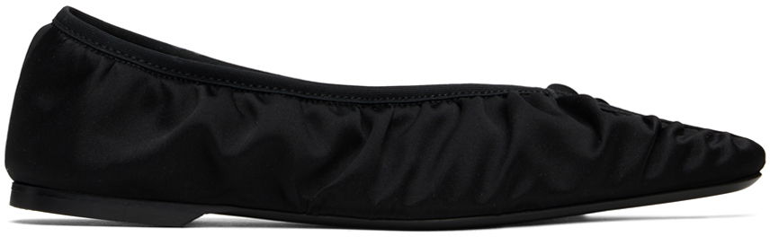 Кецове и обувки TOTEME 'The Gathered' Flats Черно | 243-WAS2747-FB0228, 0