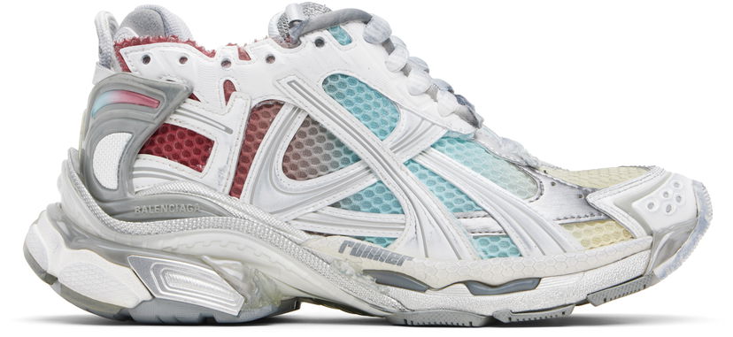 Кецове и обувки Balenciaga Balenciaga Runner Gradient Бяло | 772767 WRNGM