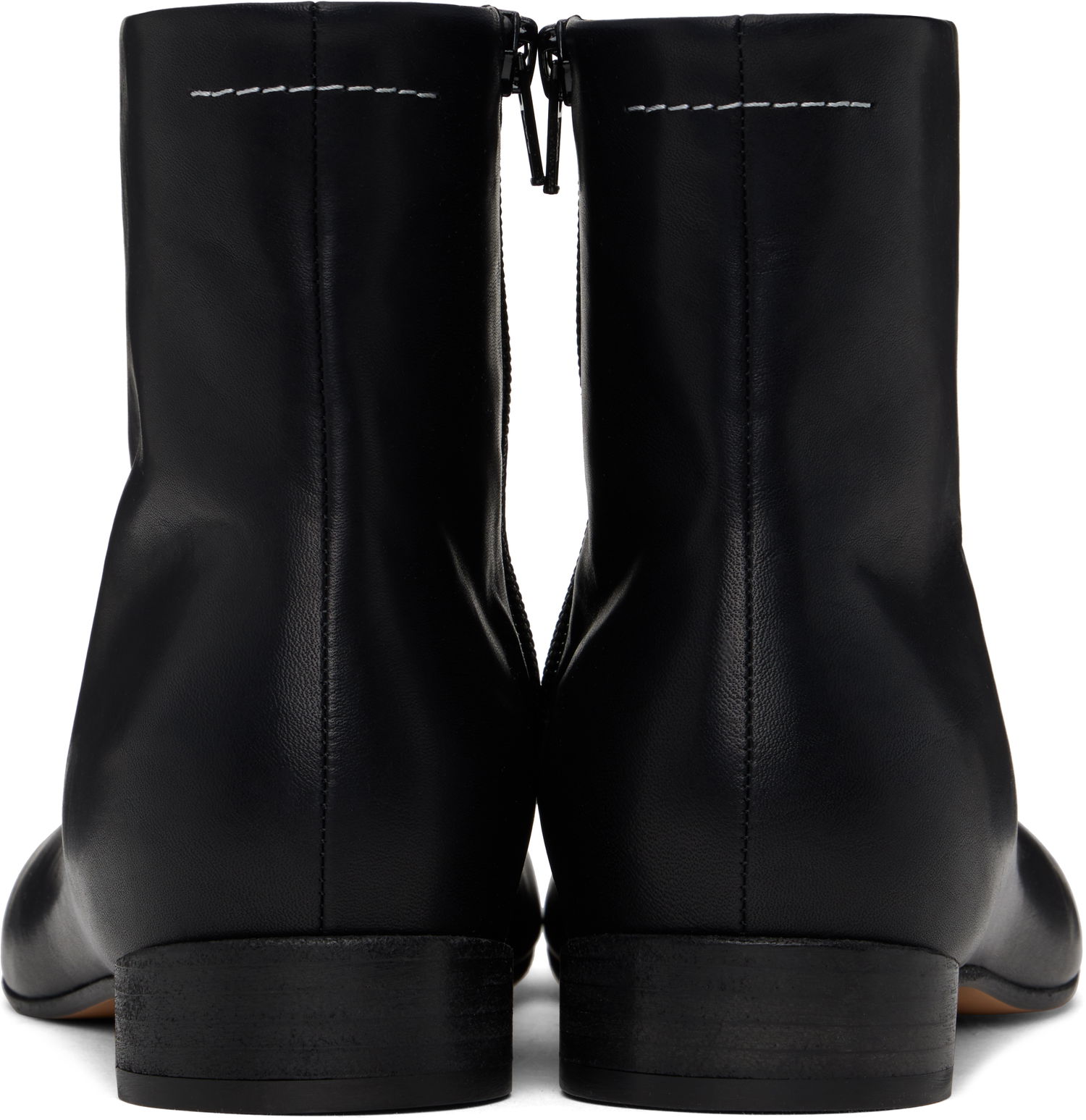 Кецове и обувки Maison Margiela MM6 Maison Margiela Stitch-Out Ankle Boots Черно | SH1WU0010 P5000, 1