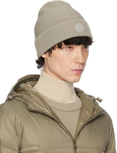 Шапка Moncler Moncler Logo Patch Beanie Черно | K10913B00022M1367, 3