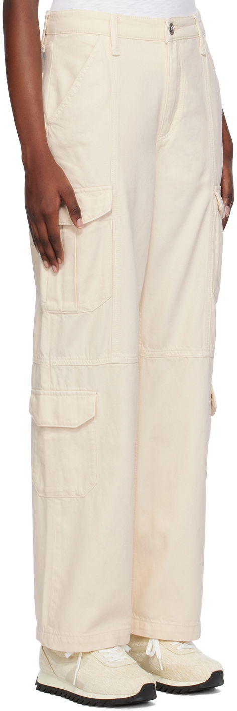 Карго панталони rag & bone Cailyn Denim Cargo Pants Бежово | WDD23H2960FCEC, 1