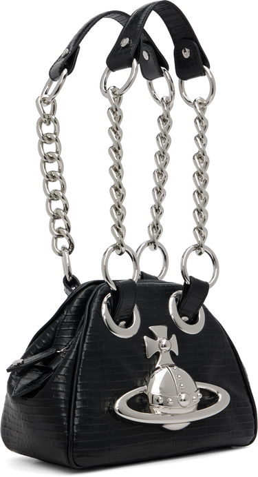 Дамска чанта Vivienne Westwood Vivienne Westwood Archive Orb Chain Handbag Черно | 46020008W-L00C0-, 1