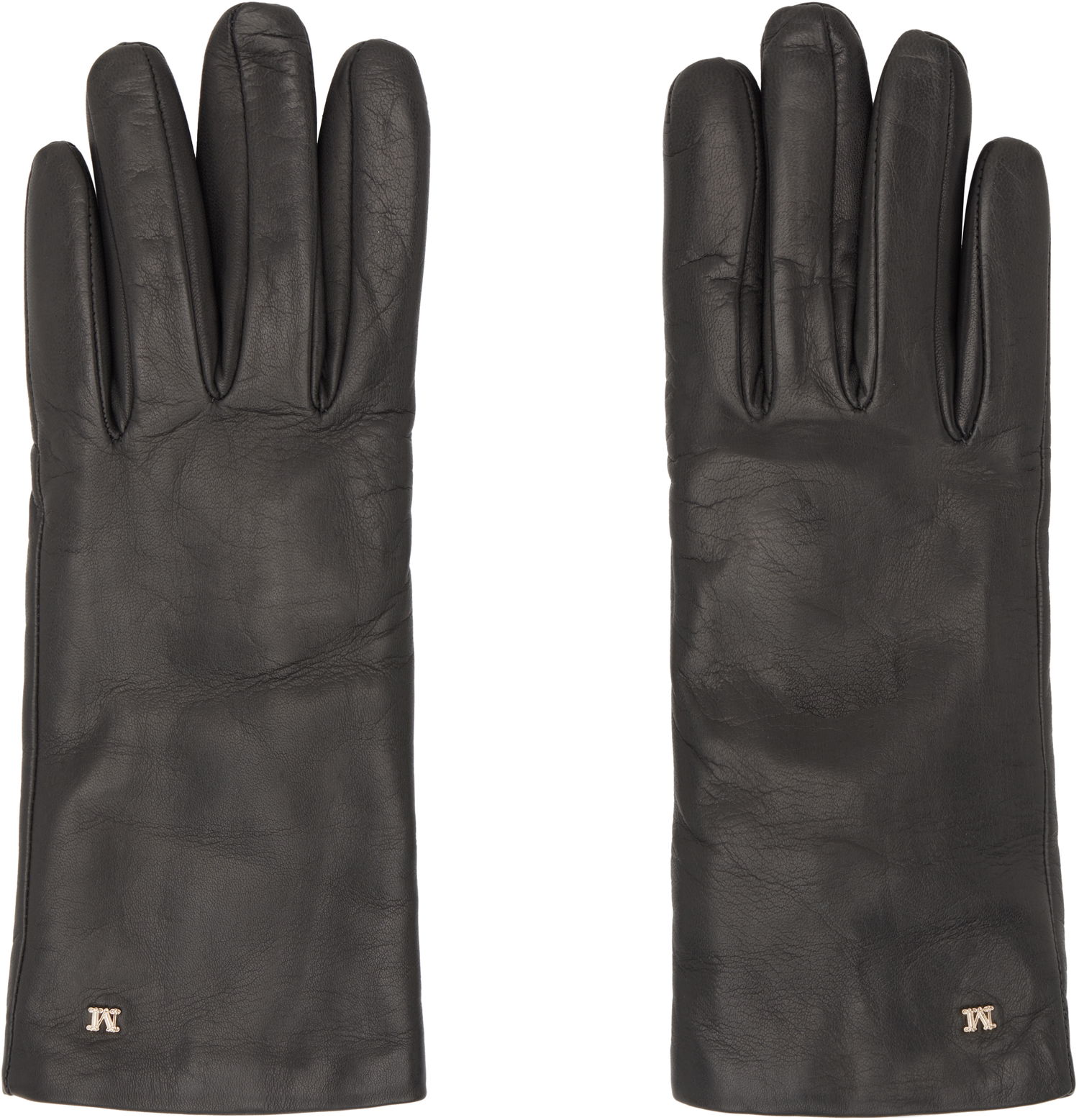 Ръкавици Max Mara Max Mara Splato Leather Gloves Черно | 2424566022600 MM02332, 0
