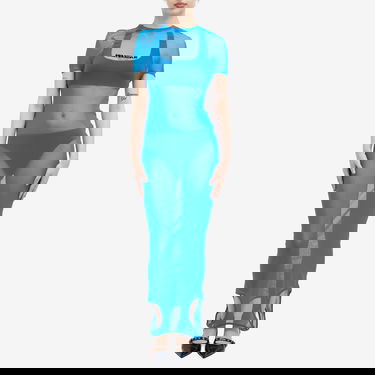 Pокля Jean Paul Gaultier Double Side Mesh Dress Синьо | 24-27-F-RO121I-T001-7300, 2