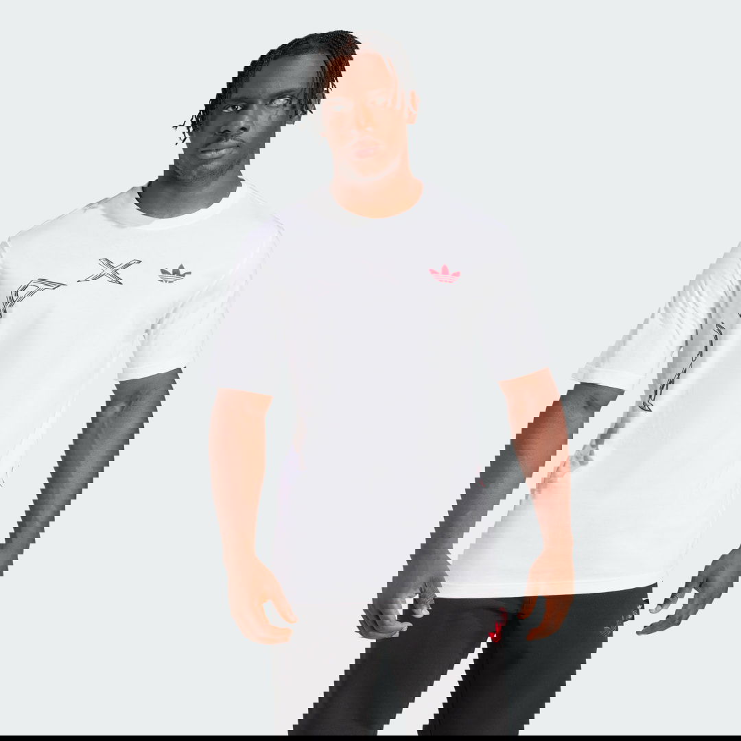 Тениска adidas Performance Graphic T-Shirt Бяло | JJ0471, 0