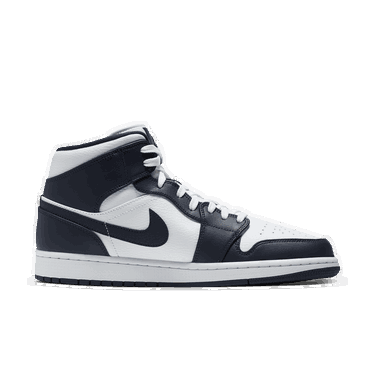 Кецове и обувки Jordan Air Jordan 1 Mid "Obsidian" Синьо | 554724-174, 3