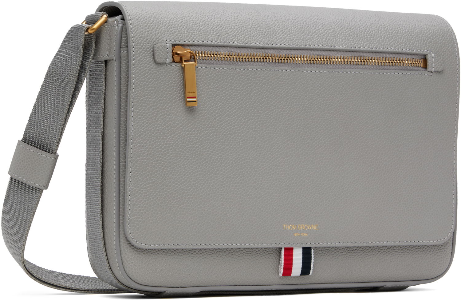 Чанта през рамо Thom Browne Thom Browne Reporter Bag Черно | MAG143B-00198, 1