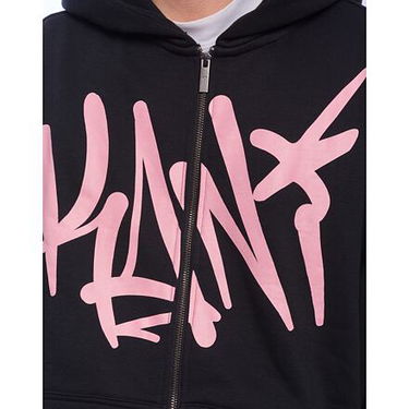Суитчър Karl Kani Karl Kani Woven Signature Kani OS Zip Hoodie Черно | KK-60220169, 2