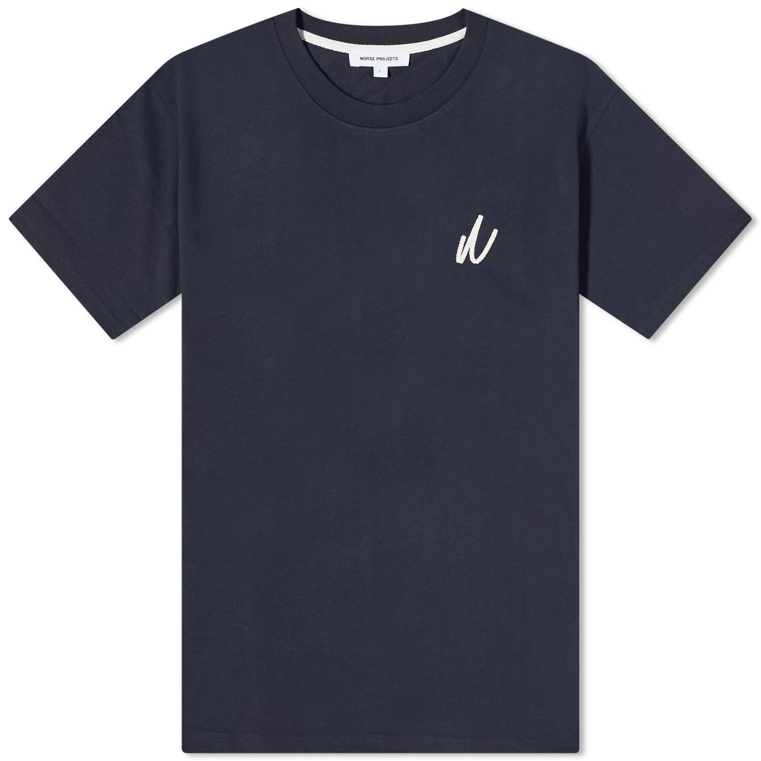 Тениска NORSE PROJECTS Johannes Chain Stitch Черно | N01-0648-7004, 0