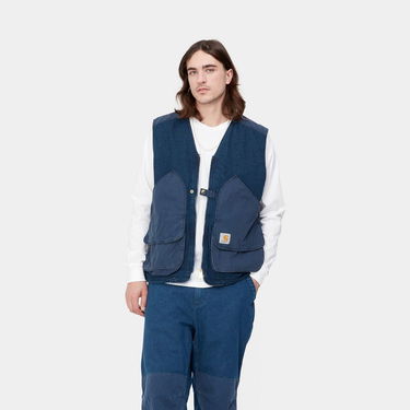 Жилетка Carhartt WIP Alma Vest "Blue stone washed" Тъмно синьо | I031929_01_06, 3