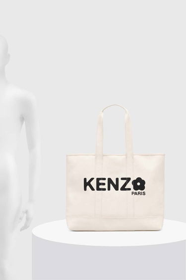 Голяма пазарска чанта KENZO Kenzo Utility Large Tote Bag Бяло | FE68SA911F36.03, 5
