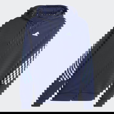 Суитчър adidas Originals Future Icons 3-Stripes Full-Zip Hoodie Тъмно синьо | IJ8879, 4