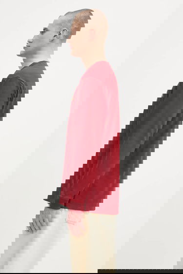 Тениска Carhartt WIP L/S Chase Long Sleeve T-Shirt Червено | I026392.30QXX, 1