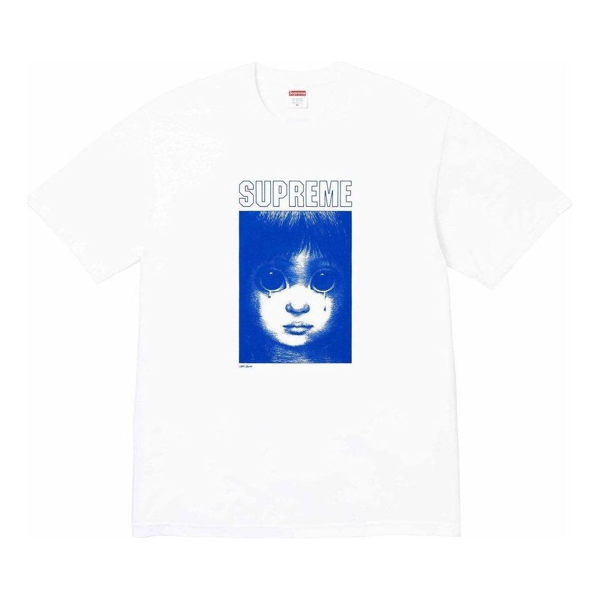 Тениска Supreme Keane Big Eyes Graphic T-Shirt Бяло | SUP-SS24-144, 0